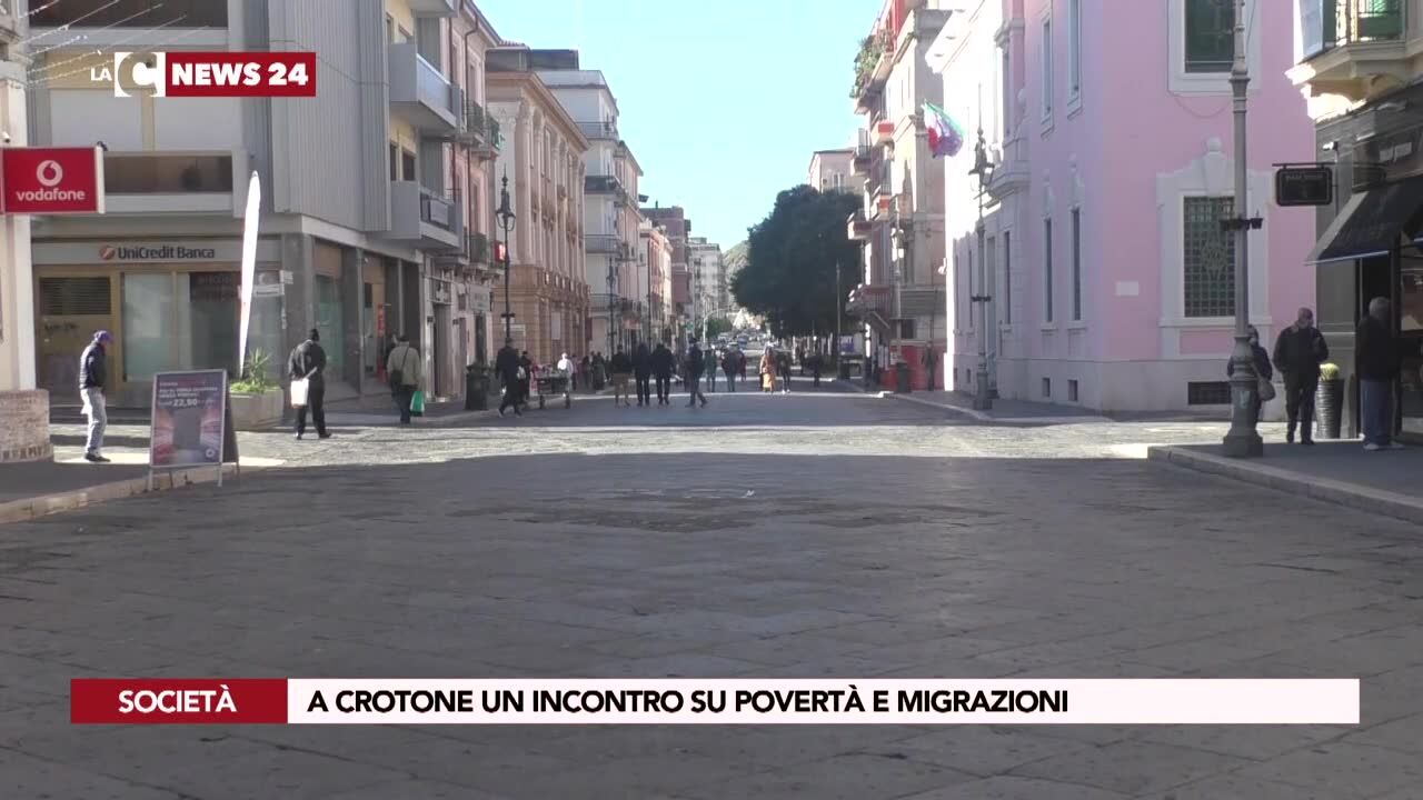 A Crotone un incontro su povertà e migrazioni