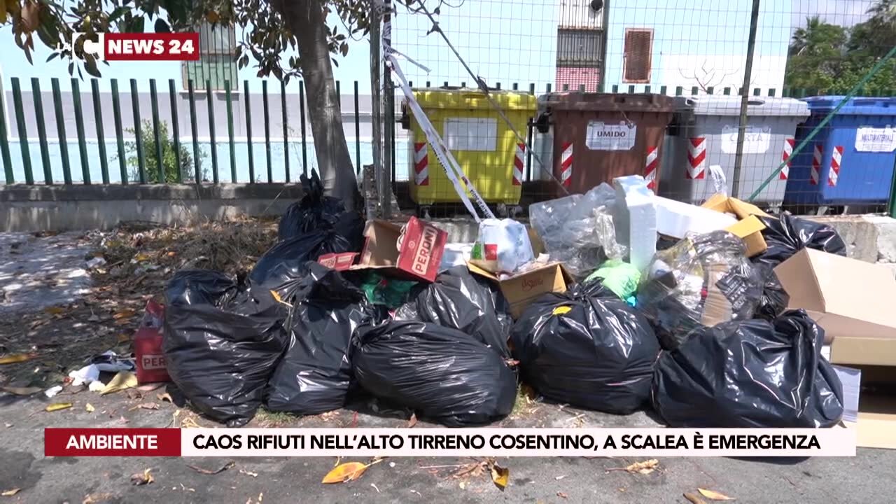 Caos rifiuti nell’alto tirreno cosentino, a Scalea è emergenza