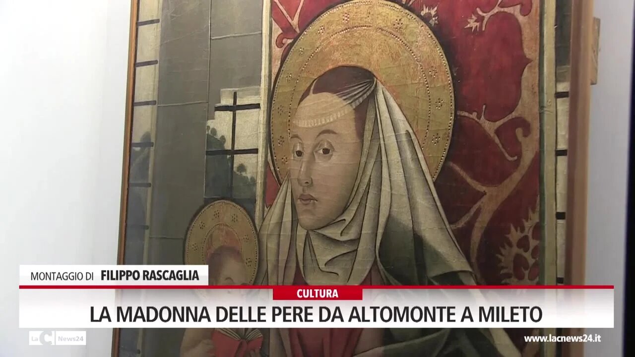 Mileto, inaugurata l’esposizione della Madonna delle Pere nel museo statale