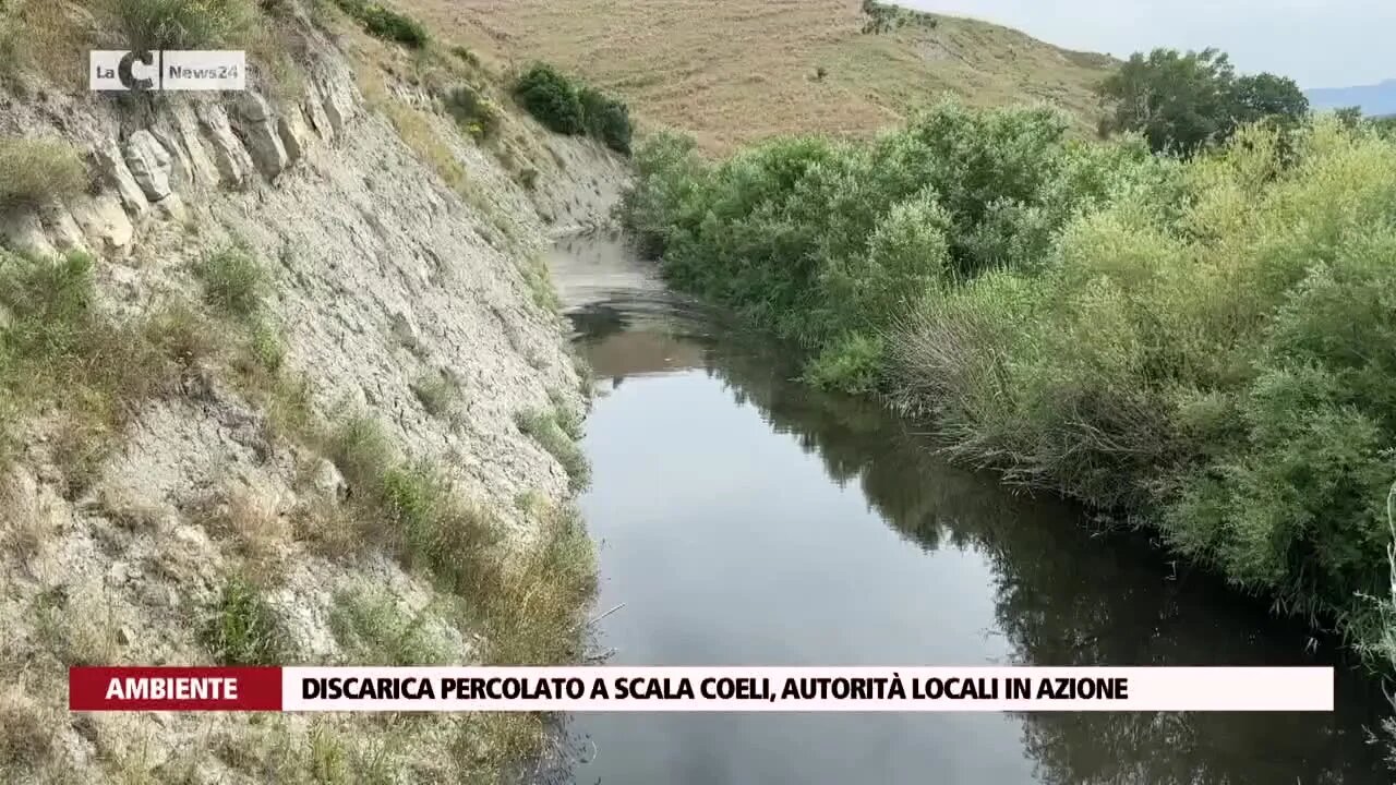 Discarica Percolato a Scala Coeli, autorità locali in azione