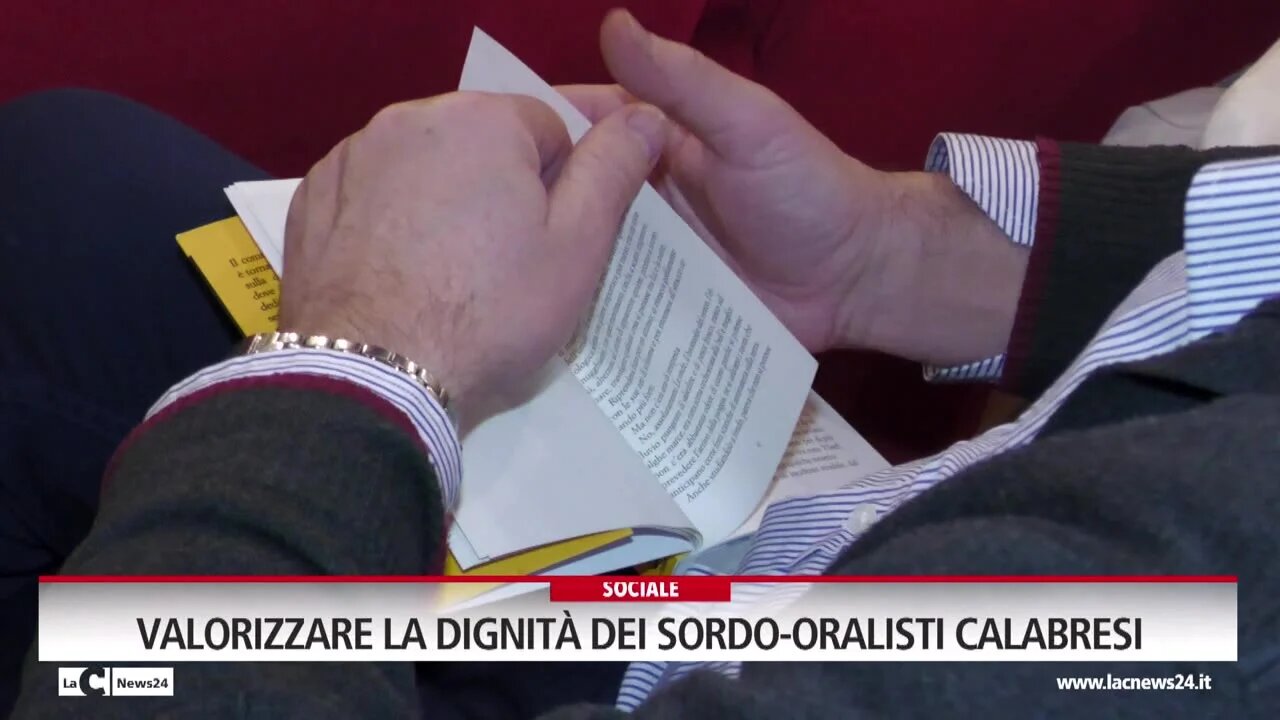 Valorizzare la dignità dei sordo-oralisti calabresi