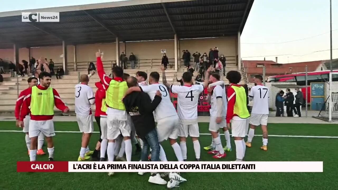 L'Acri è la prima finalista della Coppa Italia Dilettanti