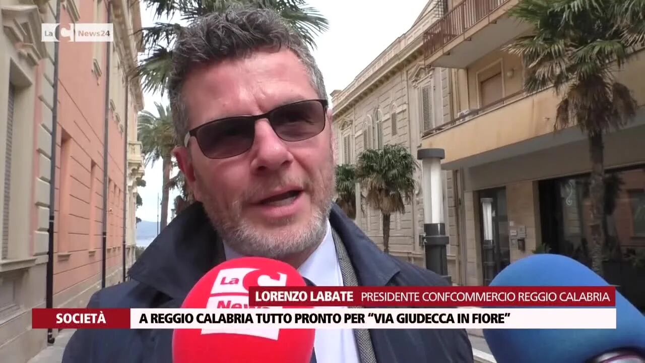 A Reggio Calabria tutto pronto per “Via Giudecca in fiore”
