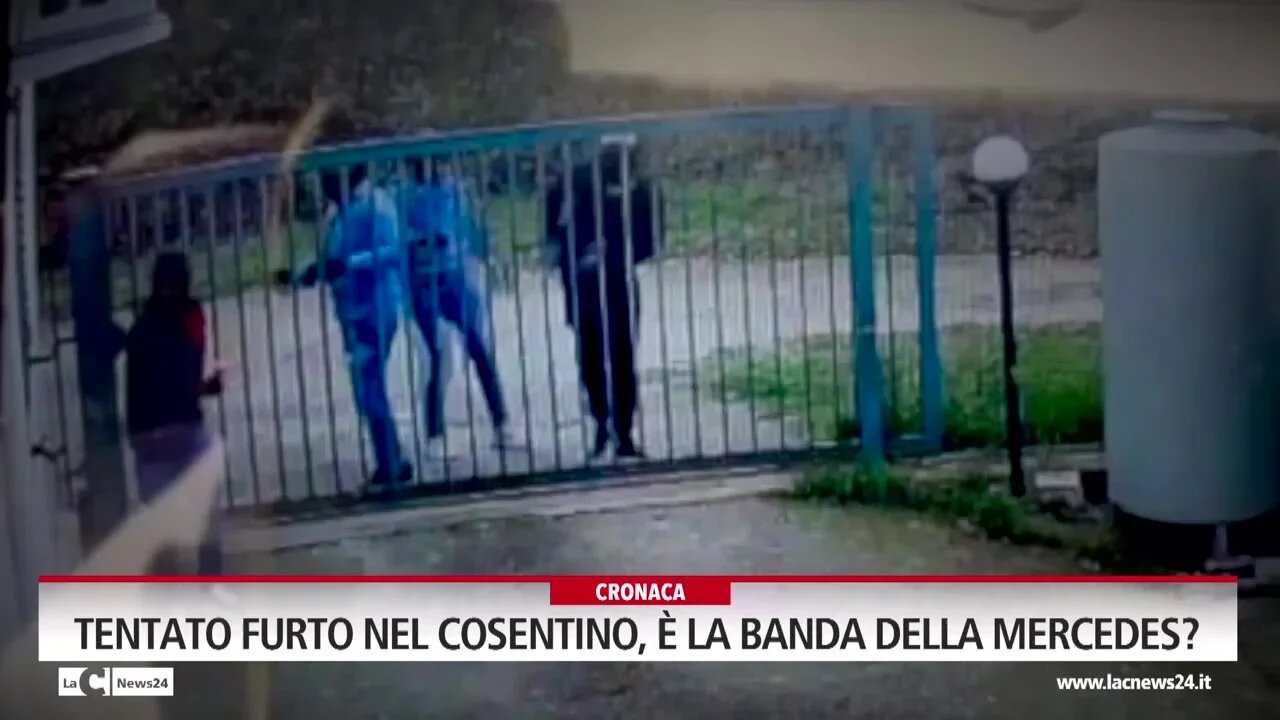 Tentato furto nel cosentino, è la banda della Mercedes?