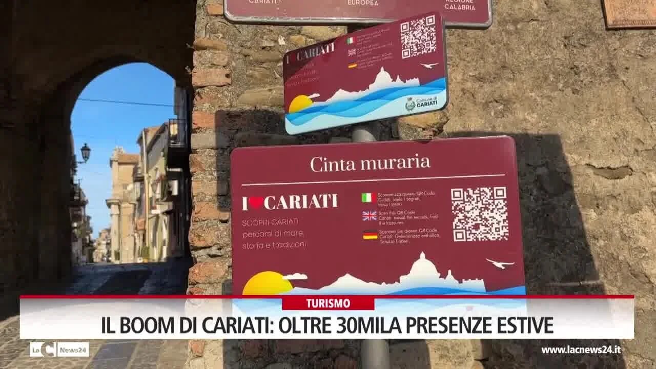 Cariati, bilancio positivo per il turismo: oltre 30mila presenze. Il sindaco: «Diversi anche gli stranieri che hanno preso casa qui»