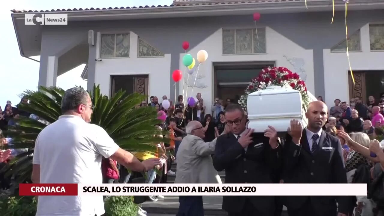 Scalea, lo struggente addio a Ilaria Sollazzo