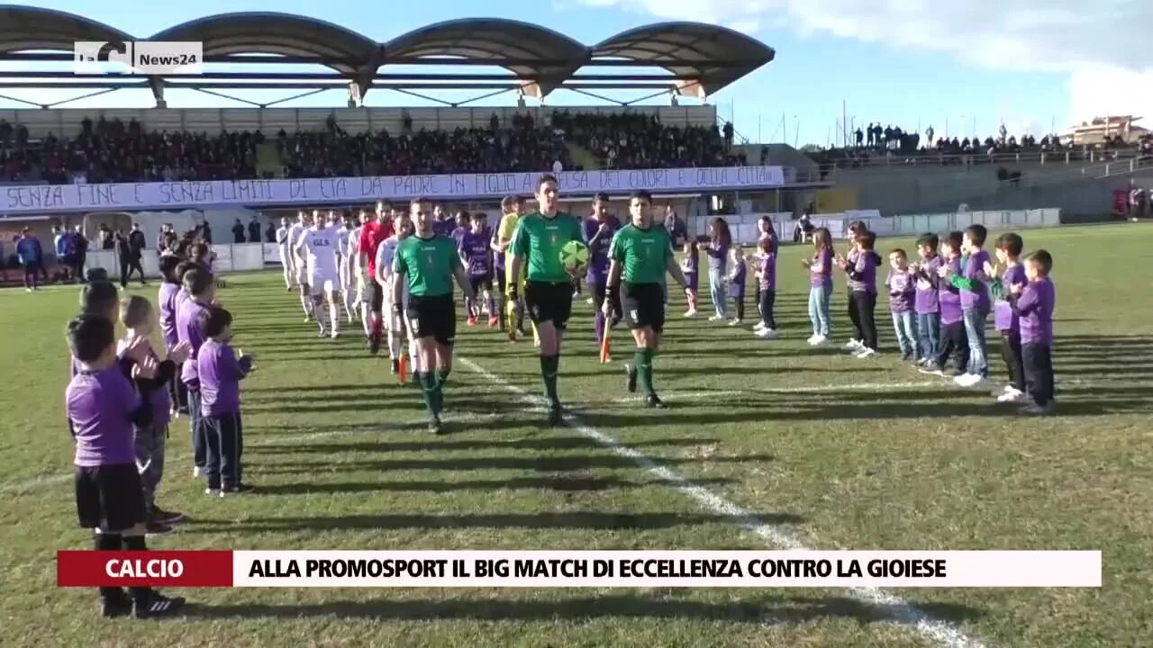 Alla Promosport il big match di Eccellenza contro la Gioiese
