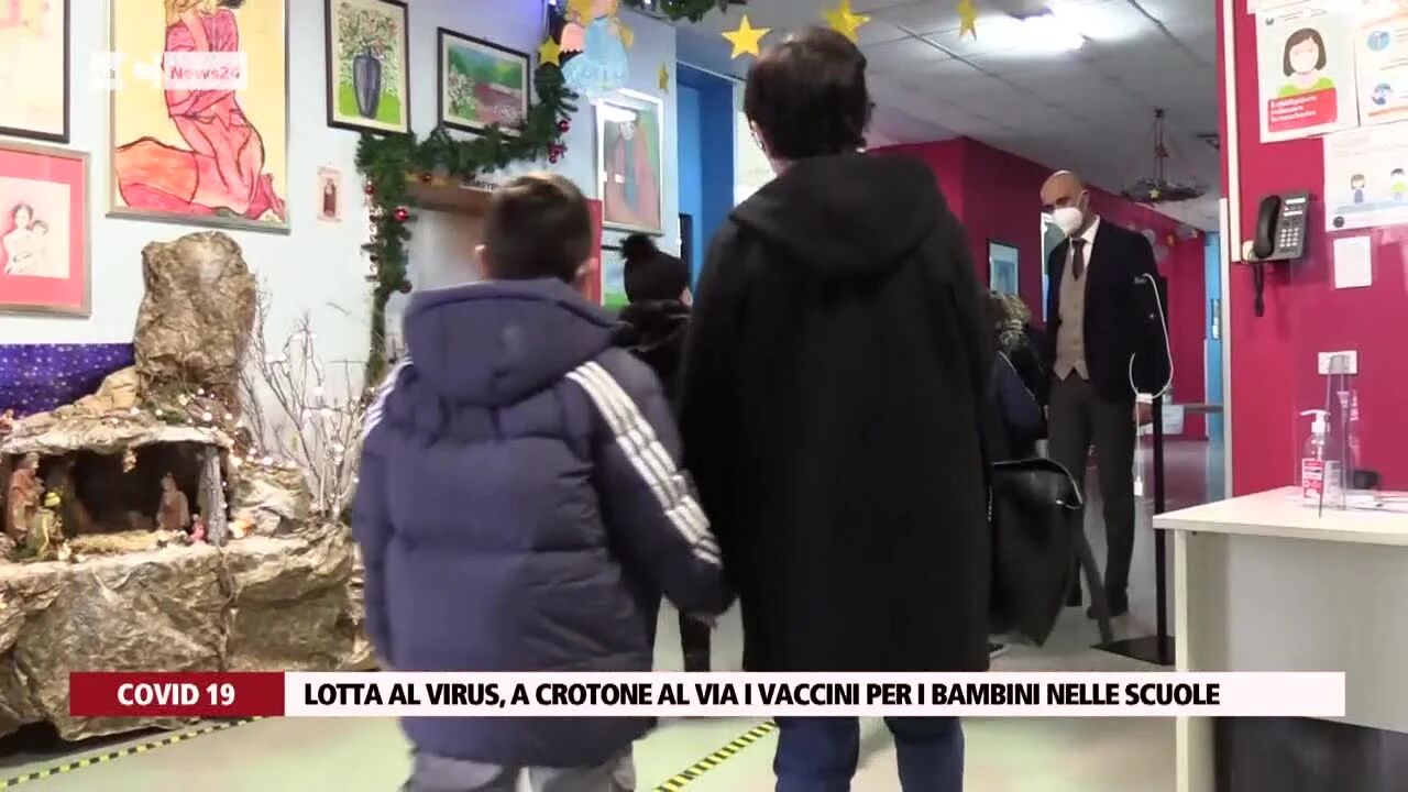 Lotta al virus, a Crotone al via i vaccini per i bambini nelle scuole