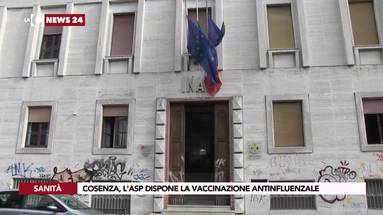 Cosenza, l'Asp dispone la vaccinazione antinfluenzale