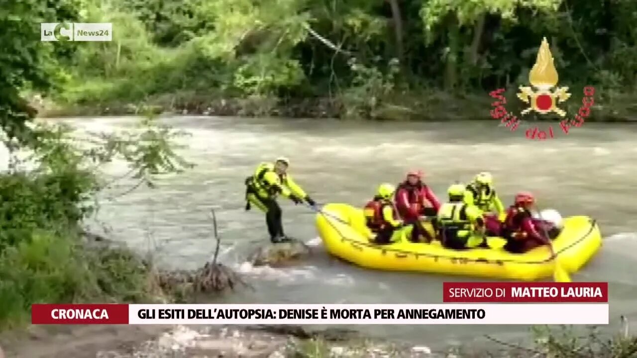 Gli esiti dell’autopsia: Denise è morta per annegamento