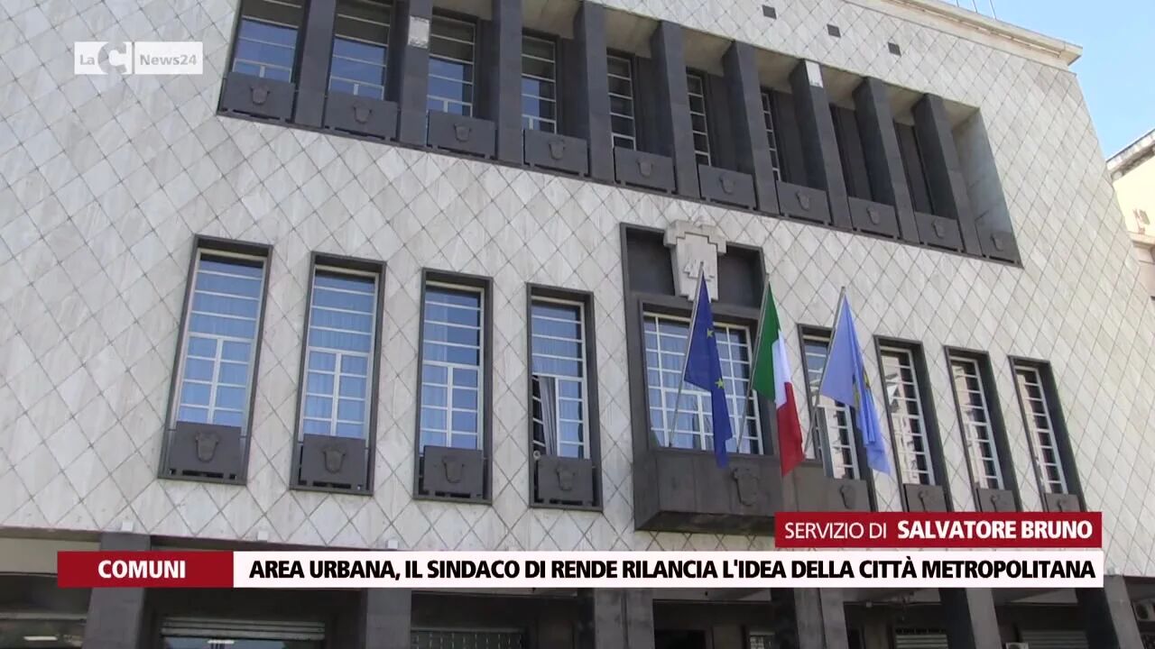Area urbana, il sindaco di Rende rilancia l'idea della città metropolitana
