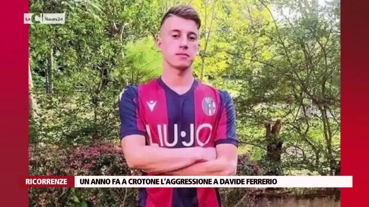 Un anno fa a Crotone l’aggressione a Davide Ferrerio