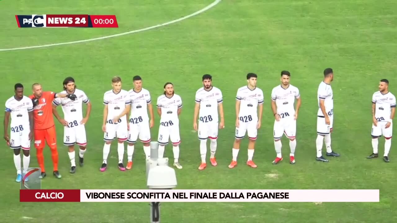Vibonese sconfitta nel finale dalla Paganese