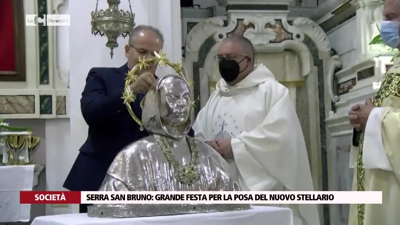 Serra San Bruno: grande festa per la posa del nuovo Stellario