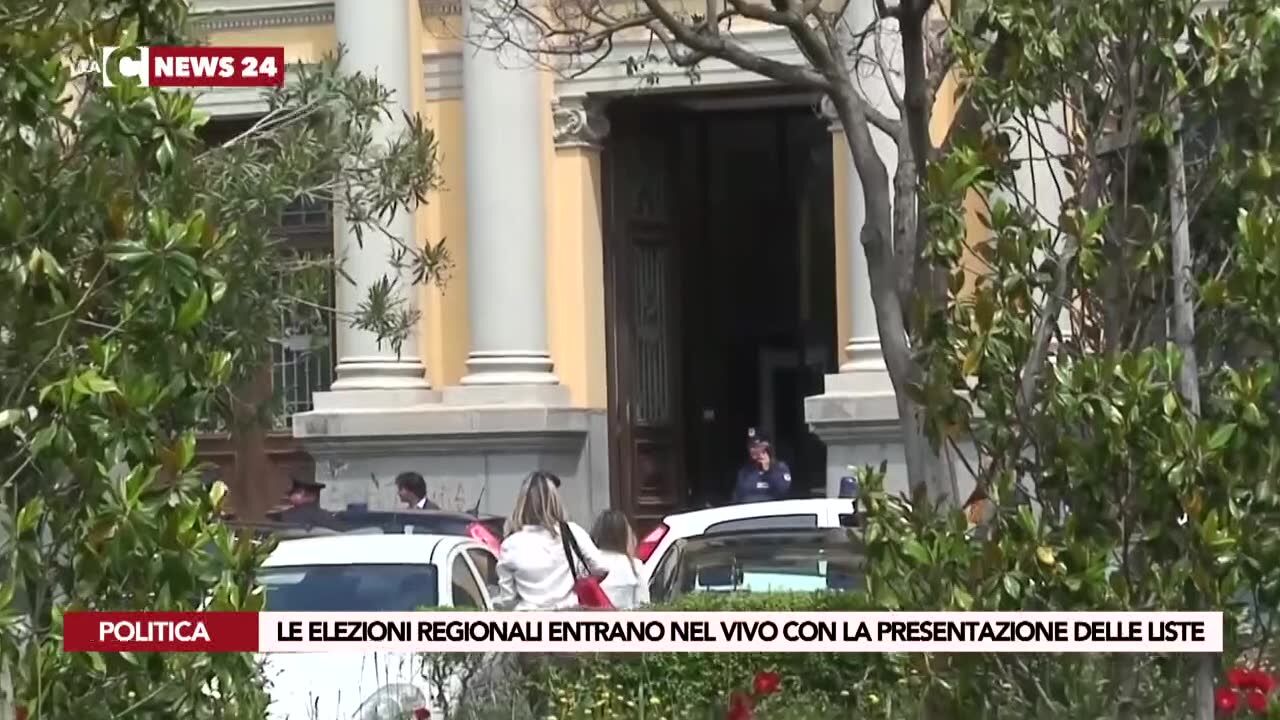 Le elezioni regionali entrano nel vivo con la presentazione delle liste