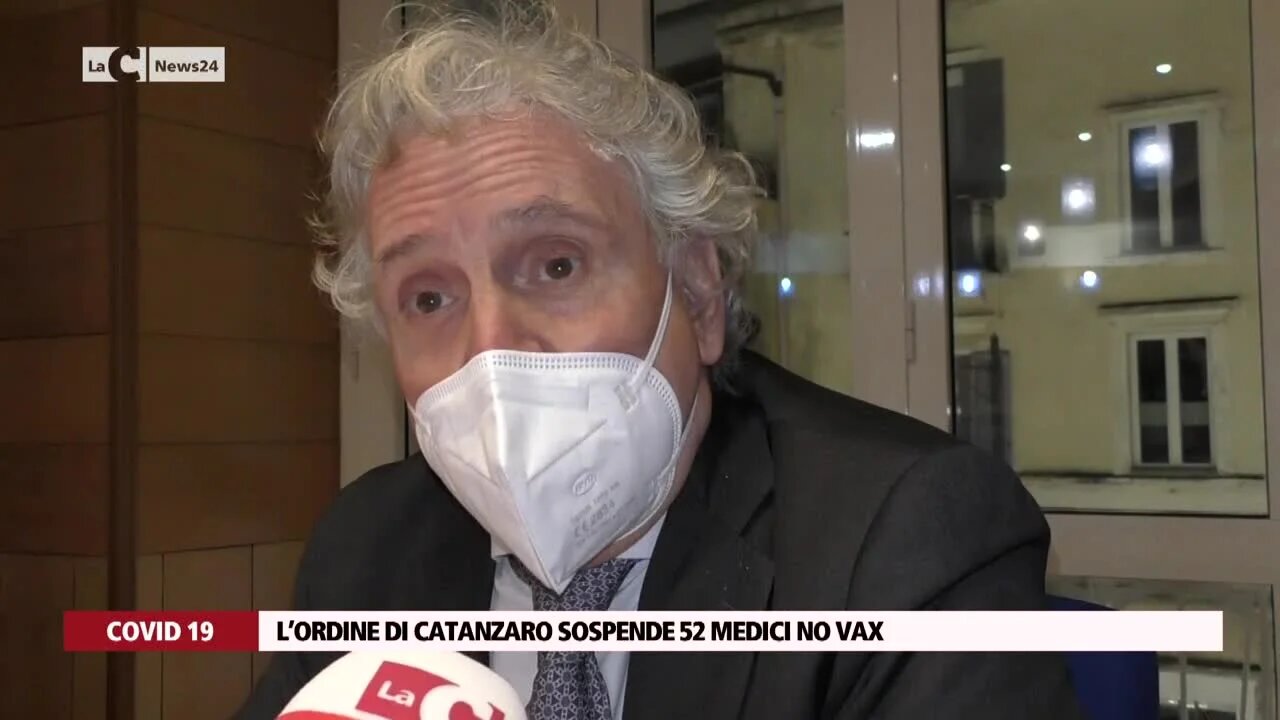 L’ordine di Catanzaro sospende 52 medici no vax