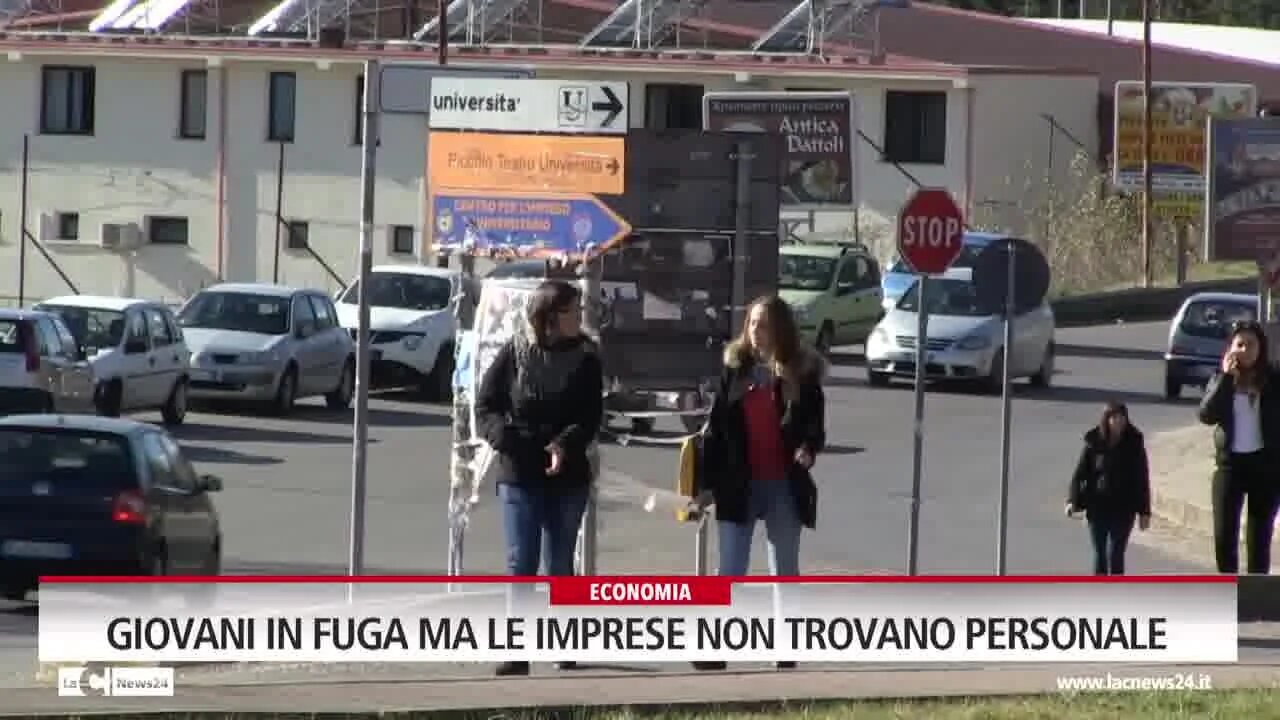 Giovani in fuga ma le imprese non trovano personale