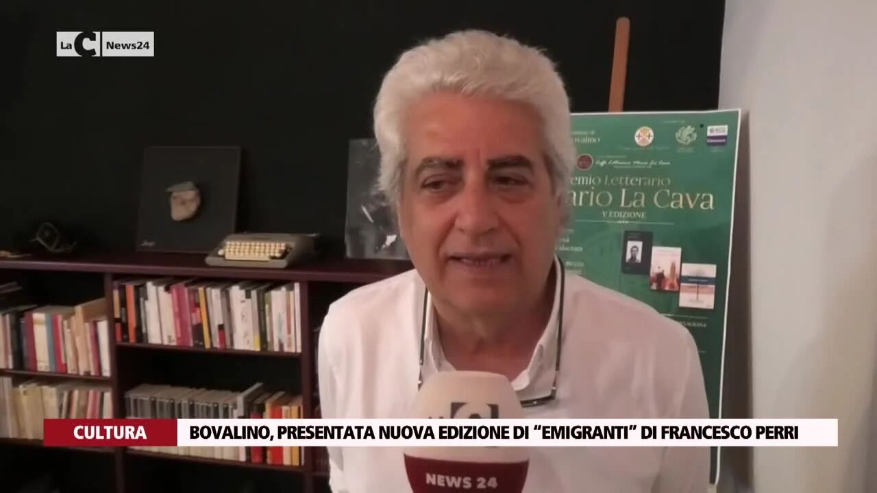 Bovalino, presentata nuova edizione di "Emigranti" di Francesco Perri