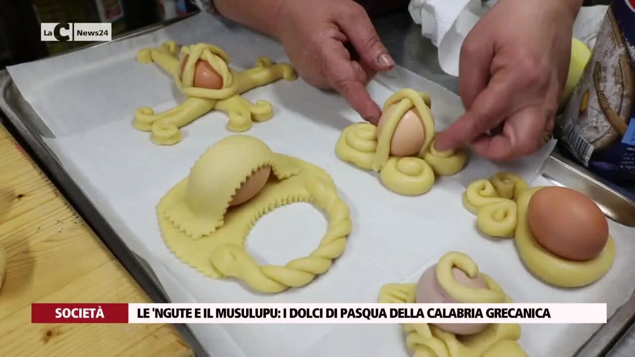 Le 'ngute e il musulupu, i dolci di pasqua della Calabria grecanica