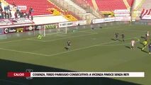 Cosenza, terzo pareggio consecutivo: a Vicenza finisce senza reti