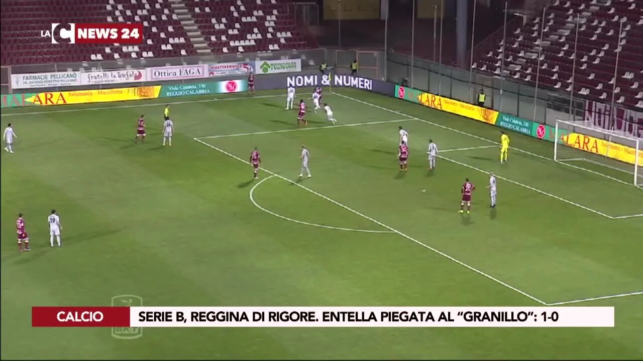 Serie B, Reggina di rigore. Entella piegata al “Granillo”: 1-0