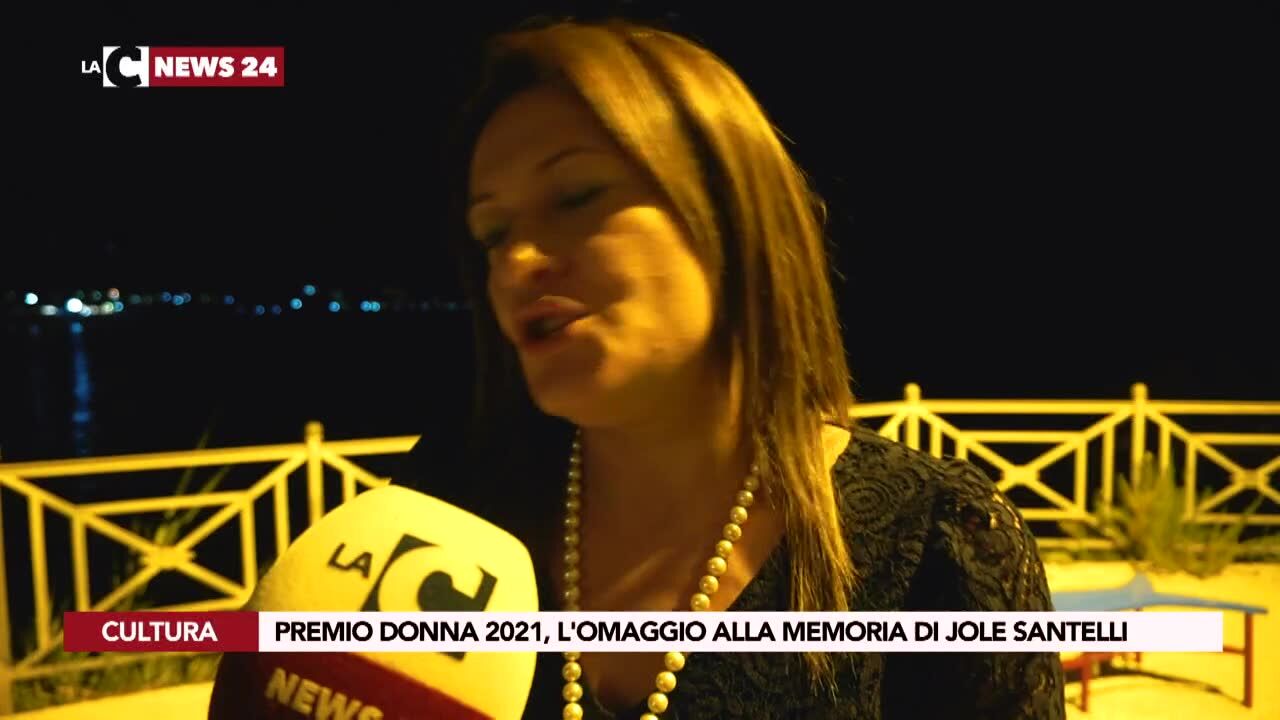 Premio Donna 2021, l'omaggio alla memoria di Jole Santelli