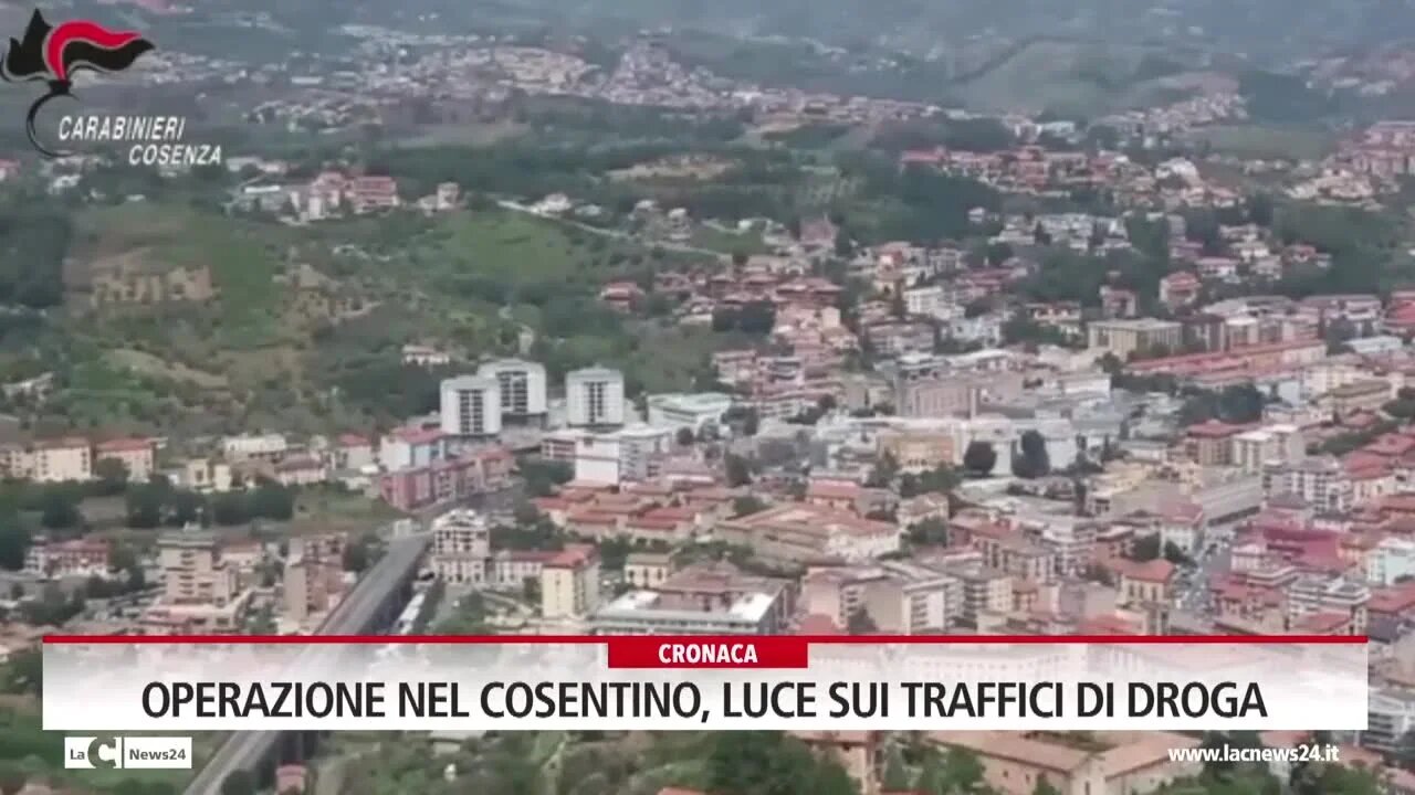 Operazione nel Cosentino, luce sui traffici di droga