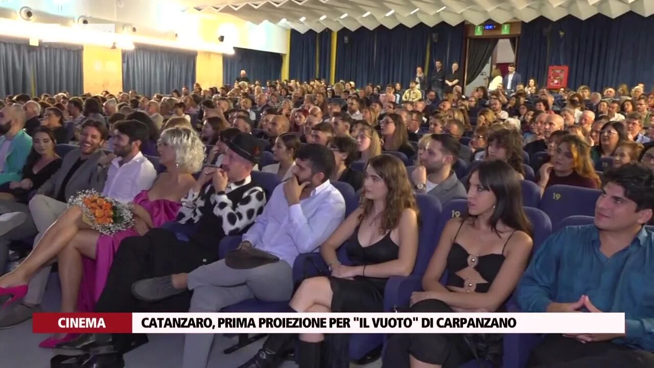 Catanzaro, prima proiezione per "Il vuoto" di Carpanzano