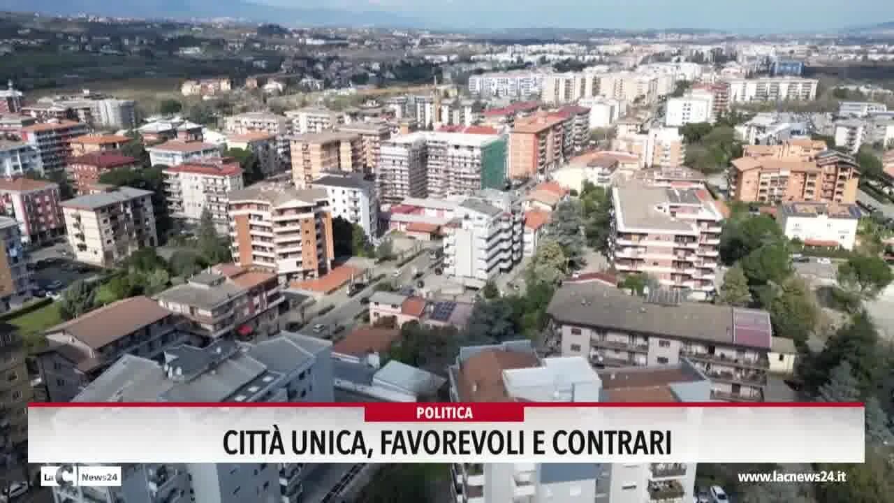 Città unica, favorevoli e contrari
