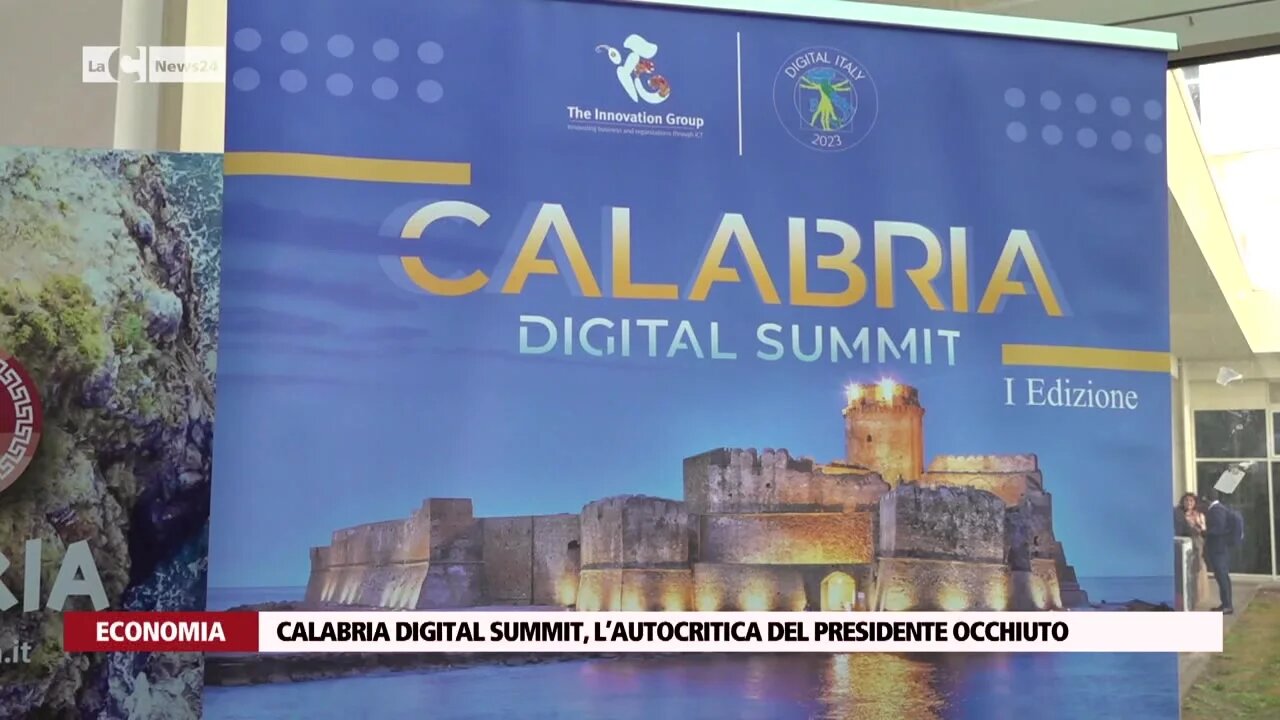 Calabria Digital Summit, l’autocritica del presidente Occhiuto