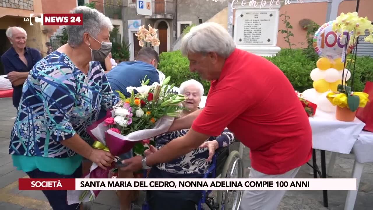 Santa Maria del Cedro, nonna Adelina compie 100 anni