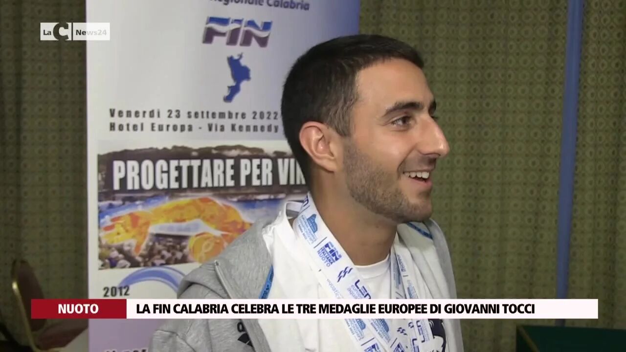 La Fin Calabria celebra le tre medaglie europee di Giovanni Tocci