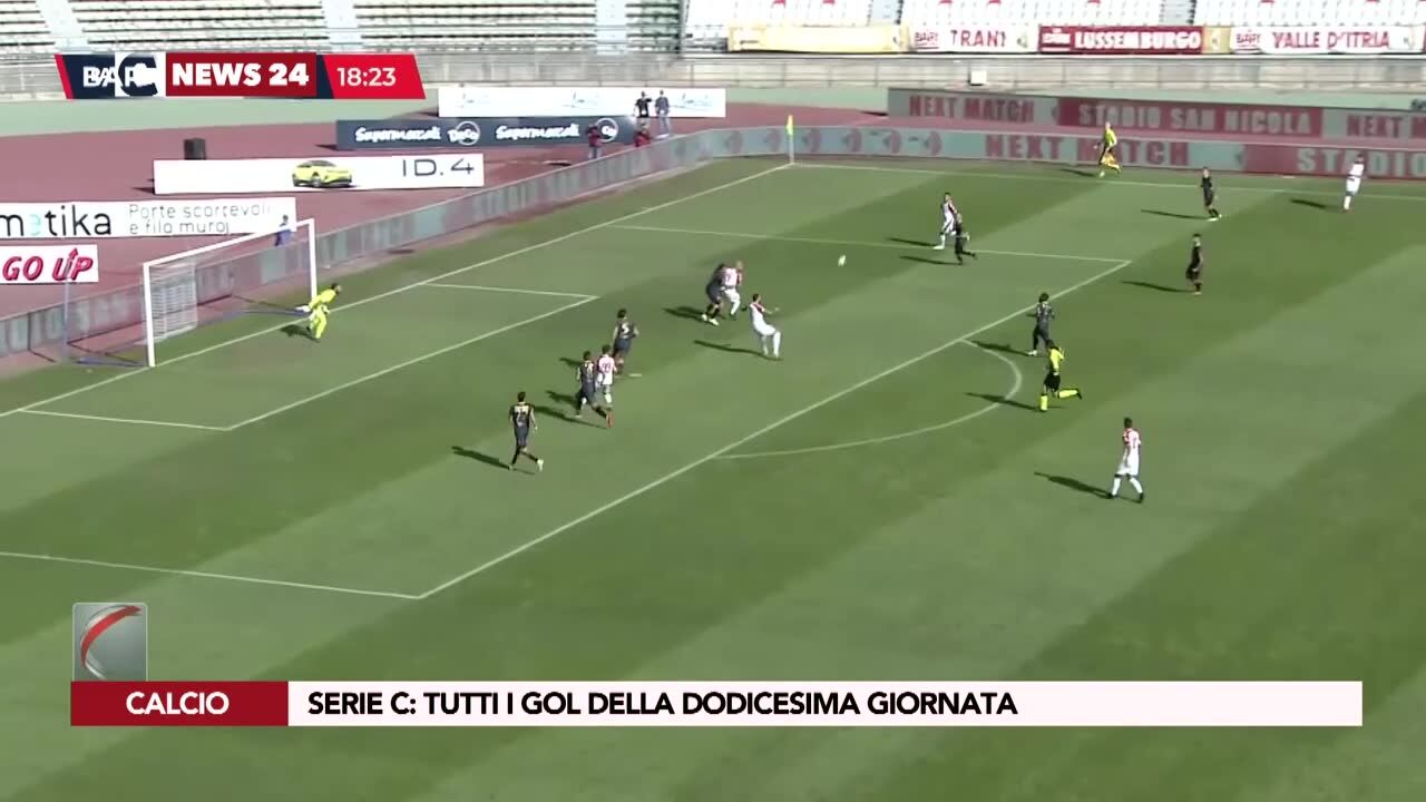 Serie C: tutti i gol della dodicesima giornata