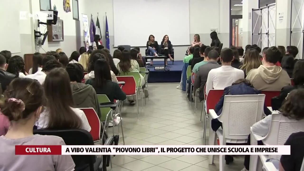 A Vibo Valentia "Piovono libri", il progetto che unisce scuola e imprese